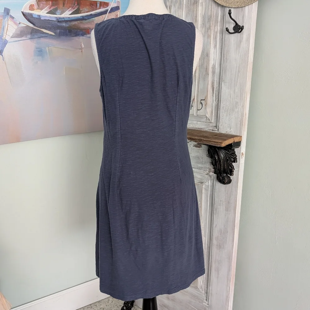 Tommy Bahama Navy Cotton Dress - Picture 2 of 7